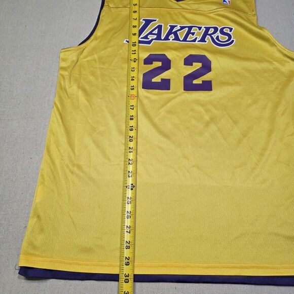Alleson Athletics Los Angeles Lakers Reversible Mesh Jersey Size L #22 NS Logo - Picture 9 of 9
